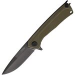 Acta Non Verba Knives 折りたたみナイフ Z100 ライナーロック オリーブ DLC ANVZ100024