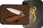 ブローニング 折りたたみナイフ 木製 ライナーロック BR0309