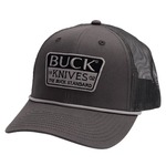 BUCK メッシュキャップ メーカー刺繍ロゴ入り スナップバック式