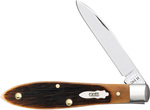 Case Cutlery 折りたたみナイフ Teardrop アンバーボーン CA17895