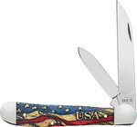 Case Cutlery 折りたたみナイフ カッパーヘッド ビンテージ 星条旗 CA36031