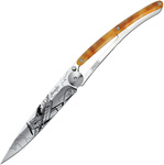 Deejo 折りたたみナイフ Tattoo ライナー 37g アビエーション DEE1AC100