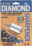 Eze-Lap ダイヤモンド チェーンソー シャープナー 3/16インチ EZLCSG316