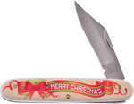 フロストカトラリー Merry Christmas 折りたたみナイフ FN225