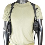 MIL-TEC ショルダーホルスター Cordura製 マグポーチ付