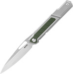 SRM Knives 折りたたみナイフ ファンタジー フレームロック グリーン SRM1421TP