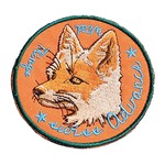 Swiss Advance ワッペン 狐 オレンジ FOXY ORANGE アイロンシート付 58003
