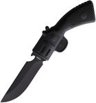 S-TEC リボルバー ネックナイフ ブラック STT22193BK