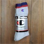 チャンピオン 靴下 Mサイズ 3足組 ヘザーグレー
