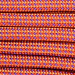 ATWOOD ROPE 550パラコード タイプ3 モルテンオレンジ 色変模様
