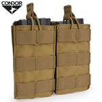 CONDOR ダブルマグポーチ M4 M16用 オープントップ MA19