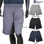 チャンピオン ハーフパンツ 無地 ガーメントウォッシュ