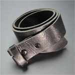 レザーベルト フルグレイン ヴィンテージ風 ブラックマーブル