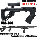 FAB DEFENSE UASストック&グリップキット Remington M870用 折り畳み式