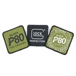 GLOCK ミリタリーパッチ P80 Anniversary Woven パッチセット ベルクロ GLK-EQP-51307