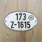 ライセンスプレート ドイツ オーバル I