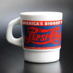 マグカップ PEPSI ミルキーグラス クラシックロゴ