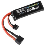 H.T.G Basic リポバッテリー 7.4V 550mAh 50C マイクロスティックType Tコネクター htg-bat-008