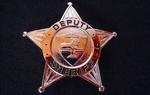 DEPUTY SHERIFF 銀 郡保安官代理 警察バッジ