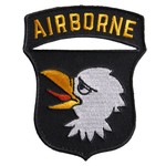 AIR BORNE オリジナルワッペン 第101空挺師団 REPSGEAR ベルクロ