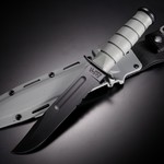 KA-BAR ハンティングナイフ 5012 高炭素鋼 半波刃