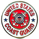 ピンバッジ アメリカ沿岸警備隊 ラウンド型