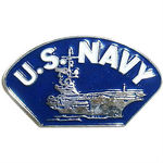 ピンバッジ U.S.NAVY 戦艦