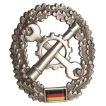 ドイツ軍放出品 記章 ピンバッジ 修理部隊 ベレー帽用
