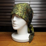 ドイツ軍放出品 バンダナ BW フレックターン迷彩 ビスコース100%