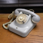 ダイヤル式電話 西ドイツ製 DeTeWe レトロ雑貨 アンティーク