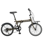 【直送 代引き不可】MIMUGO 折り畳み自転車 ACTIVE PLUS ノーパンク 20インチ MG-AP206NBZ
