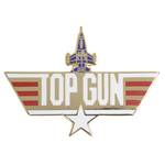 ピンバッジ TOP GUN アメリカ海軍 戦闘機兵器学校