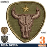 MIL-SPEC MONKEY ミリタリーパッチ Bull Skull ベルクロ