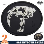 MAXPEDITION パッチ サーベルタイガー SKULL ベルクロ PVC製