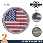 MAXPEDITION ワッペン 星条旗 ベルクロ PVC製 マイクロパッチ