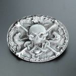 ベルトバックル スカル&スネーク O77P
