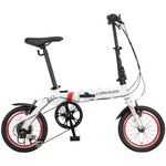 【直送 代引き不可】 OTOMO 折りたたみ自転車 CANOVER CA-M1 ホワイト 61904