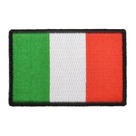 ミリタリーパッチ イタリア国旗 アイロンシート付
