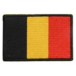 ミリタリーパッチ  ベルギー国旗 熱圧着式