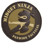 ミルスペックモンキー PVCパッチ Midget Ninja AK ベルクロ付き