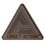 DIRECT ACTION ミリタリーワッペン Logoマーク PVCパッチ ベルクロ