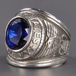 カレッジリング US NAVY サファイア