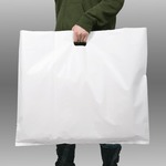 大型レジ袋 ショッパー ポリ袋 100μm厚 約590×680mm
