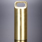防水カプセル 真鍮 ペンダントトップ 薬ケース