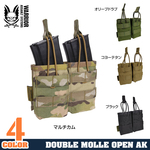Warrior Assault Systems ライフルマガジンポーチ AK適合 ダブル オープントップ W-EO-DMOP-AK