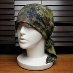 ドイツ軍放出品 バンダナ BW フレクター迷彩 ビスコース100%