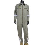ドイツ軍放出品 カバーオール つなぎ リフレクター付き OD