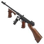 EMG/King Arms 電動ガン トンプソン M1928 シカゴ JASG適合 KA-AG-258-WO-TH