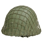 オーストリア軍放出品 ヘルメットネットカバー スチールヘルメット用 ODグリーン