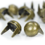 ラウンド型 スタッズ 2爪 ハンドクラフト材 直径9mm 高さ10mm